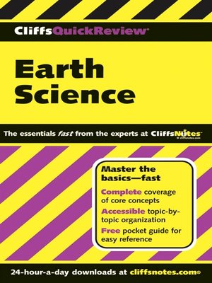 cover image of CliffsQuickReview Earth Science